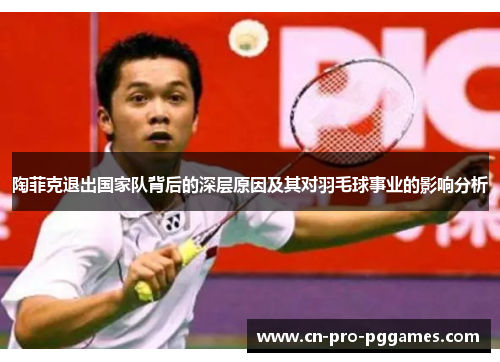 陶菲克退出国家队背后的深层原因及其对羽毛球事业的影响分析